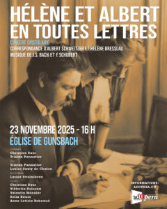 Hélène et Albert, en toutes lettres @ ÉGLISE DE GÜNSBACH