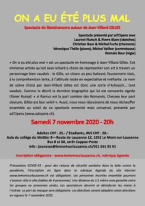 Il est 5h Dr Schweitzer @ Festival Yelen 2025 à Baulmes