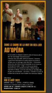 Il est 5h Dr Schweitzer @ Festival Yelen 2025 à Baulmes