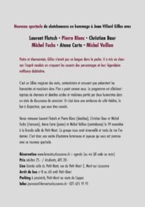 Il est 5h Dr Schweitzer @ Festival Yelen 2025 à Baulmes